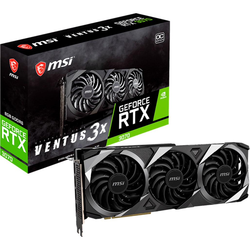 Відеокарта MSI GeForce RTX 3070 VENTUS 3X OC