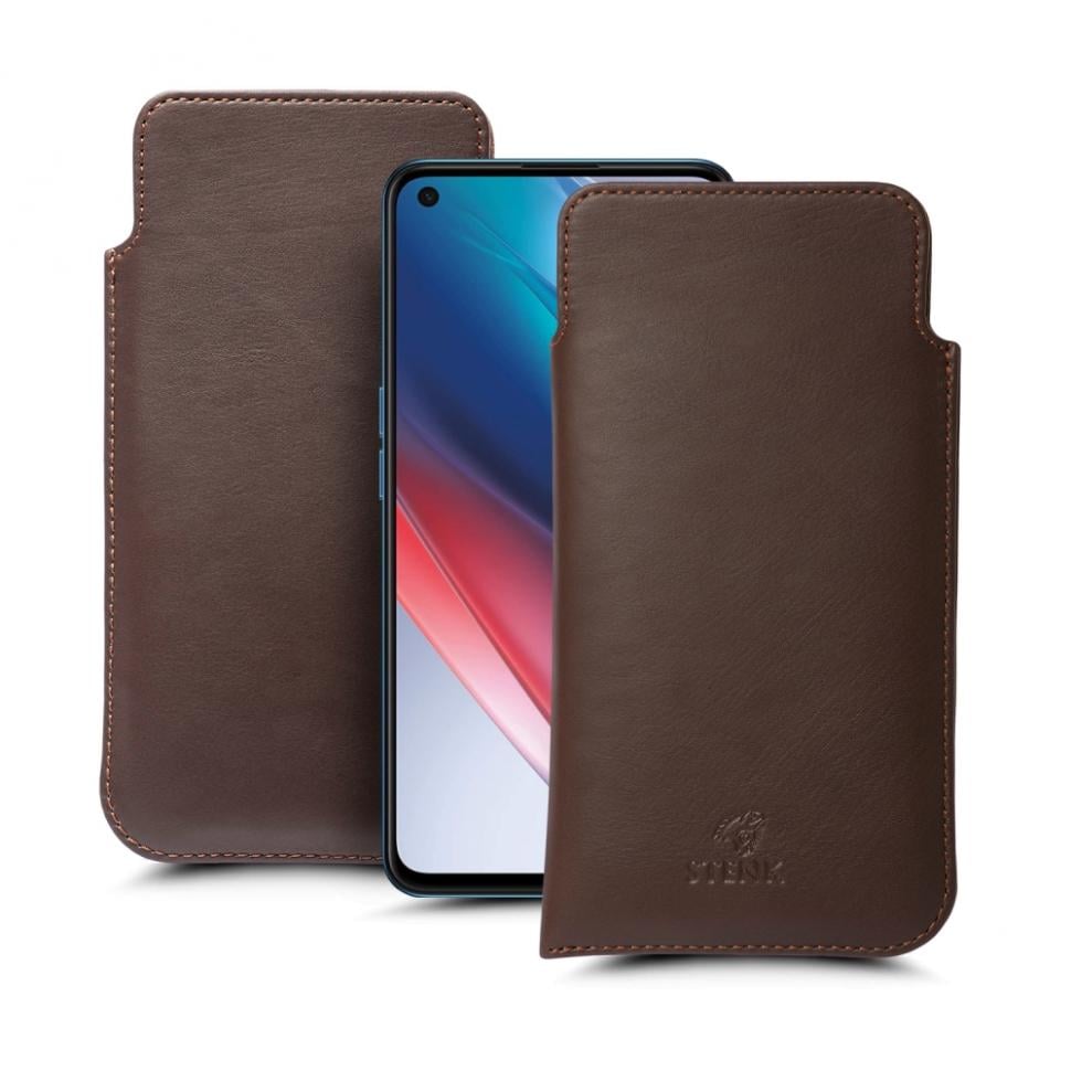 Футляр Stenk Elegance для OPPO Find X3 Lite Коричневый (68986)