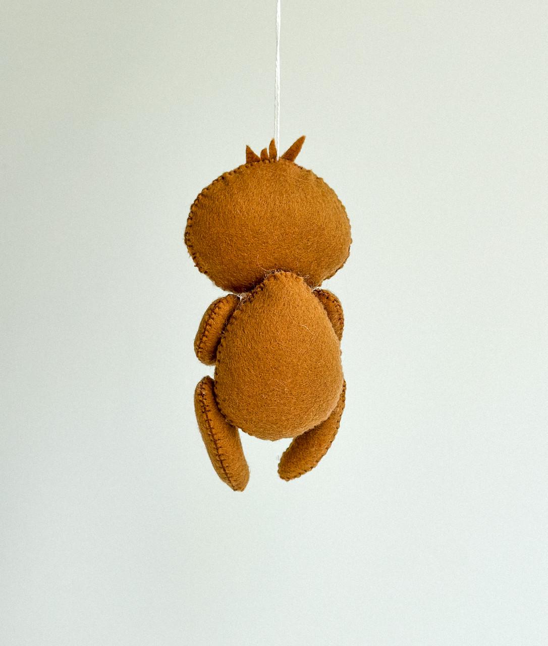 Іграшка з фетру ручної робота Лінивець (28857491) - фото 3 Іграшка з фетру ручної робота Лінивець (28857491) - фото 3