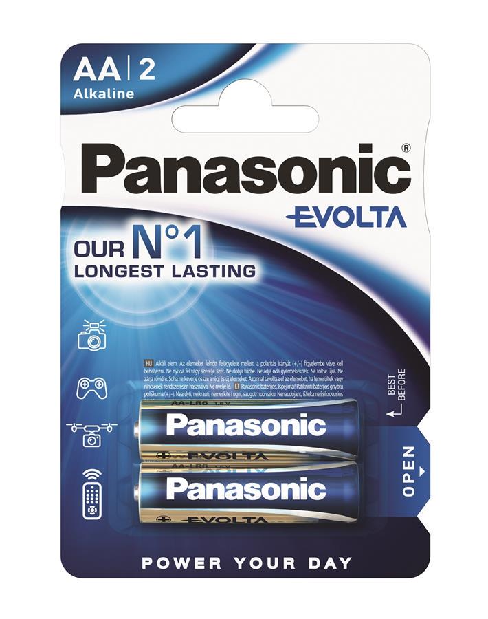 Батарейка Panasonic EVOLTA АА Alkaline LR6EGE 2BP 1,5V 2 шт. (570269)