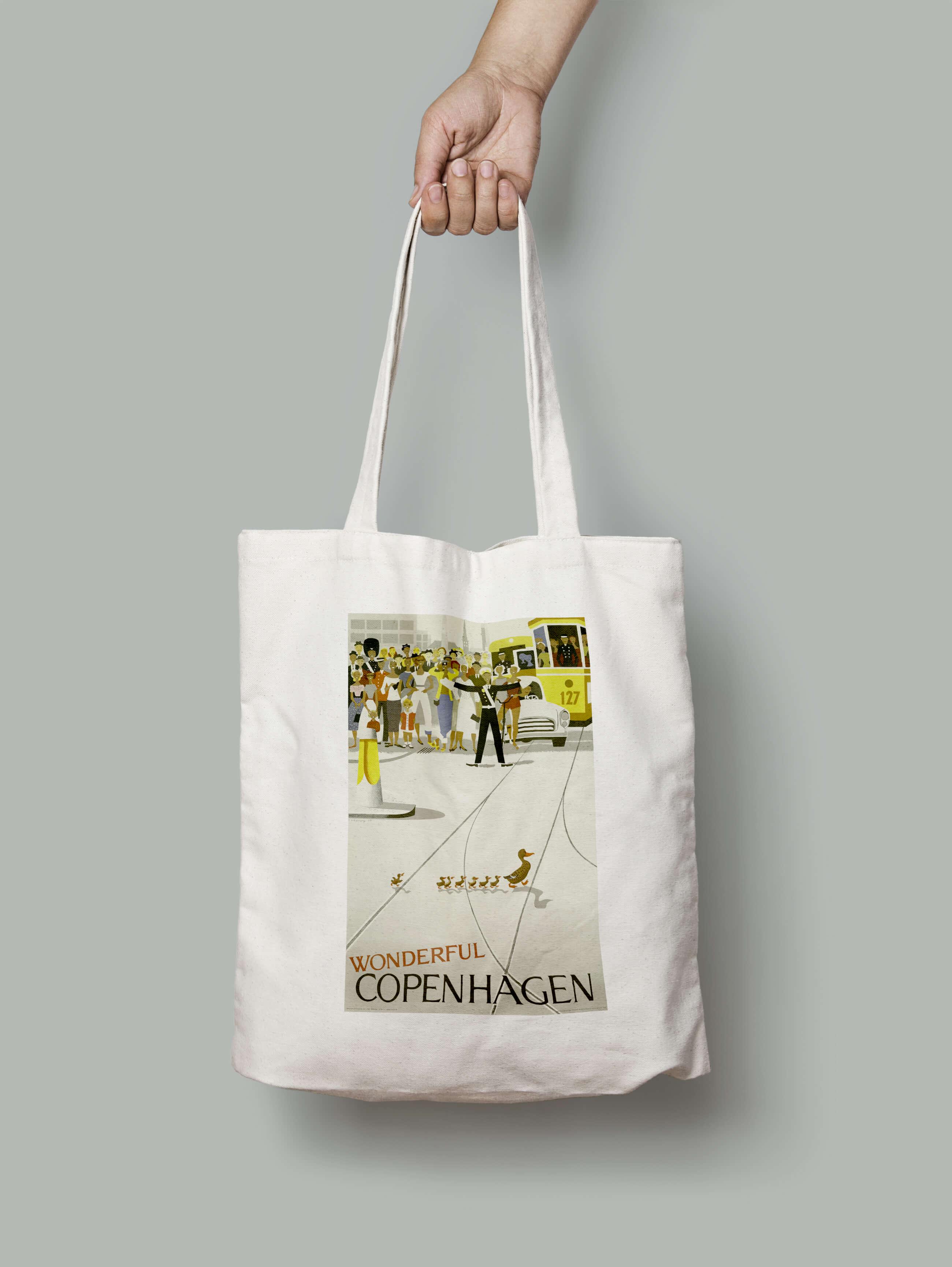 Эко-сумка Копенгаген. Правила дорожного движения шопер (copenhagen_denmark_2_Bag)