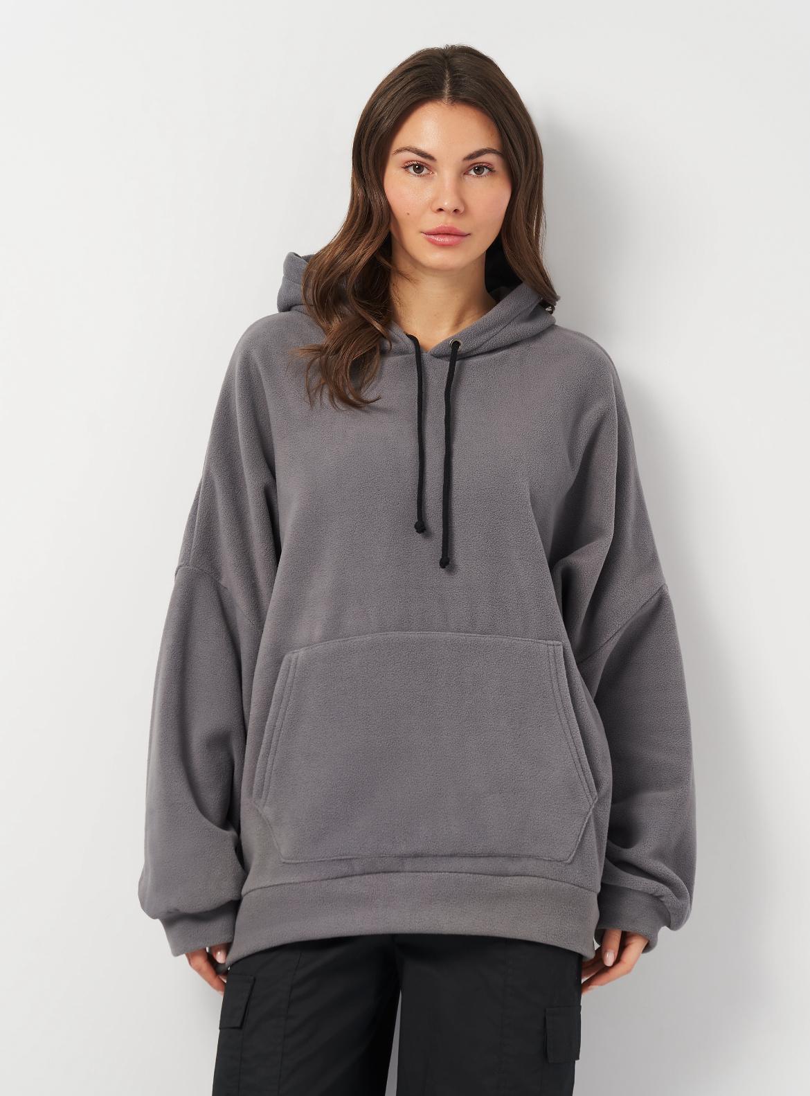 Толстовка на флисе Купер женская р. 46 Серый (2119329532)