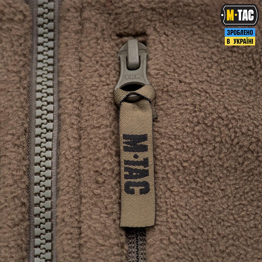Куртка-кофта флісова M-Tac Alpha Microfleece GenII S Олива (5921) - фото 8