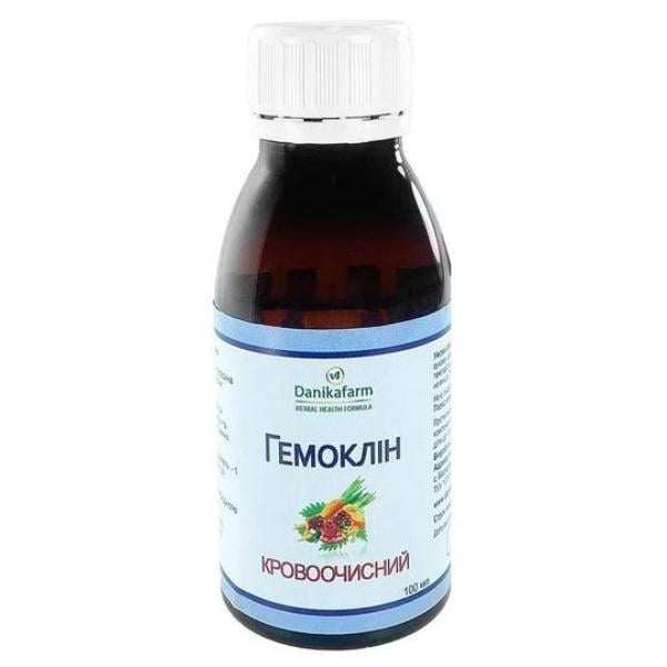 Смесь экстрактов Danikafarm БАР Гемоклин Кровоочистительный 100 мл (000024623)