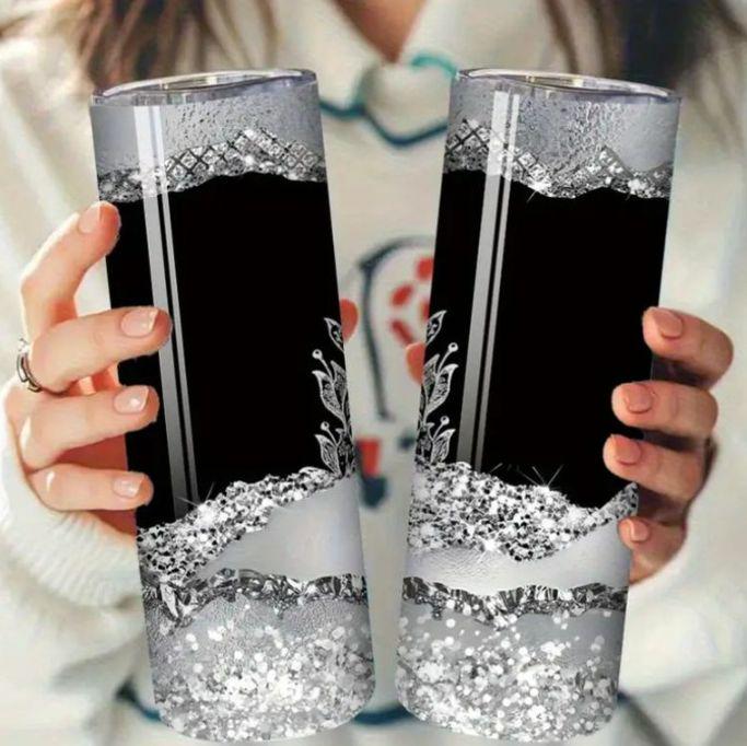 Термочашка з нержавіючої сталі Queen з 3D-рисунком/трубочкою/герметичною кришкою 600 мл Чорний/Сріблястий (2663086169) - фото 4 Термочашка з нержавіючої сталі Queen з 3D-рисунком/трубочкою/герметичною кришкою 600 мл Чорний/Сріблястий (2663086169) - фото 4