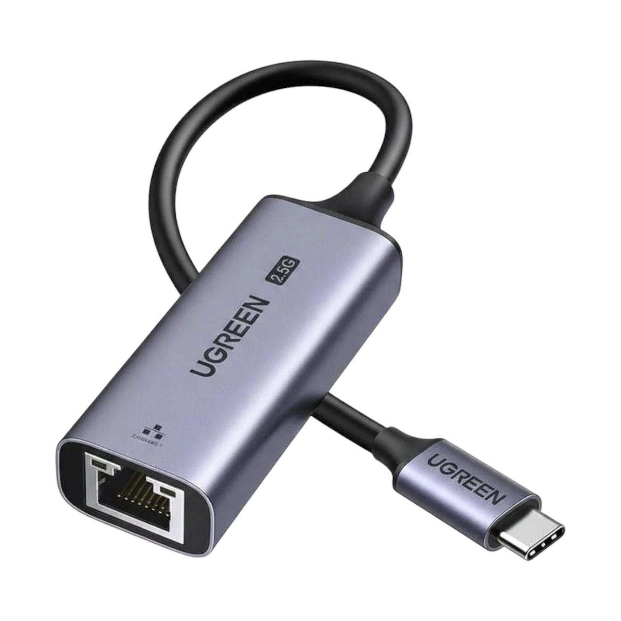 Адаптер мережевий UGREEN CM648 USB-C-RJ45 2.5G (31772840)