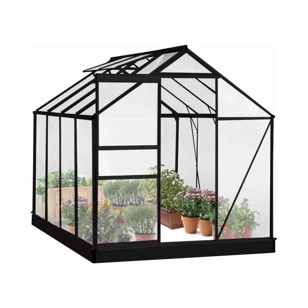 Теплица двускатная садовая из поликарбоната Bass Polska 2,5х1,9х1,95 м (85946-В)