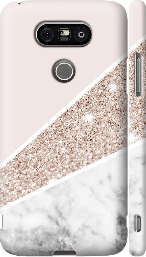 Чехол на LG G5 H860 Пастельный мрамор (4342m-348-42517)