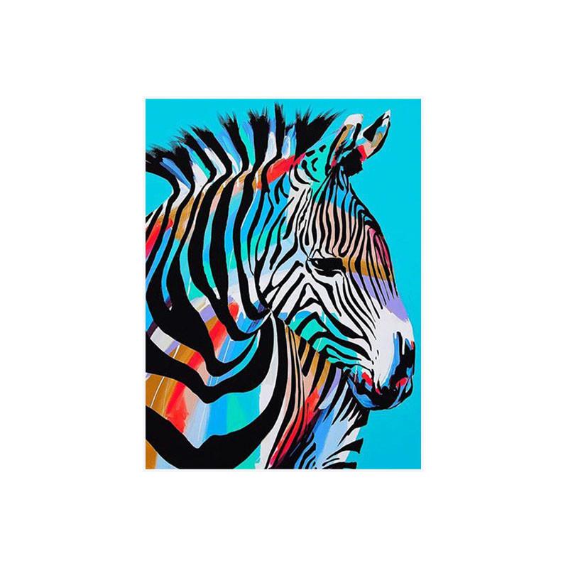 Алмазная мозаика Lesko DIY C677 Зебра Алмазная мозаика Lesko DIY C677 Зебра