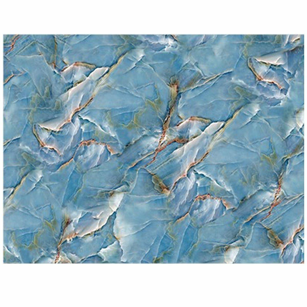 Плитка самоклеящаяся виниловая 6 рулонов 3600х2800х2 мм Бирюзовый (sw-00001459)