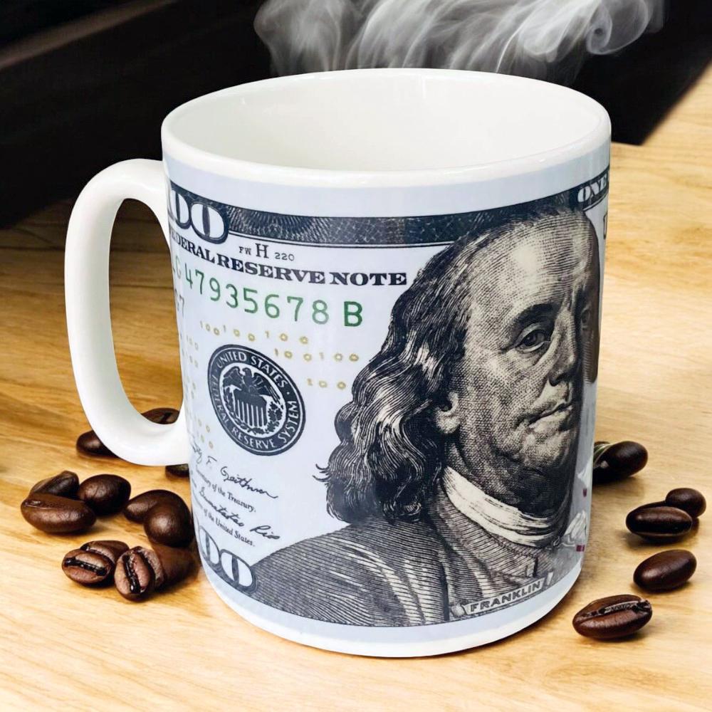 Кружка большая керамическая "Доллар" 1 л - фото 5 Кружка большая керамическая "Доллар" 1 л - фото 5