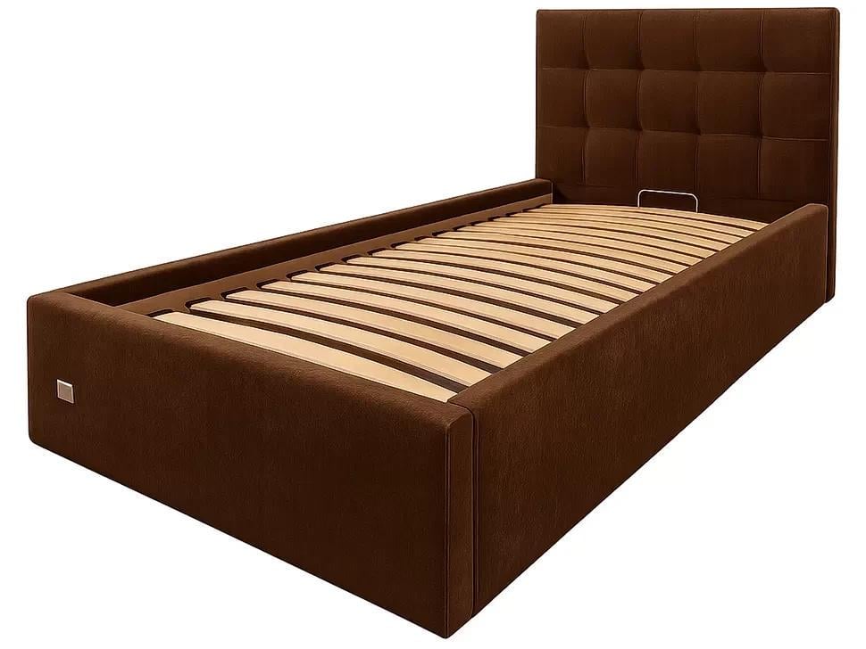 Ліжко-подіум ChesterNew Design Standart 90х190 см Коричневий