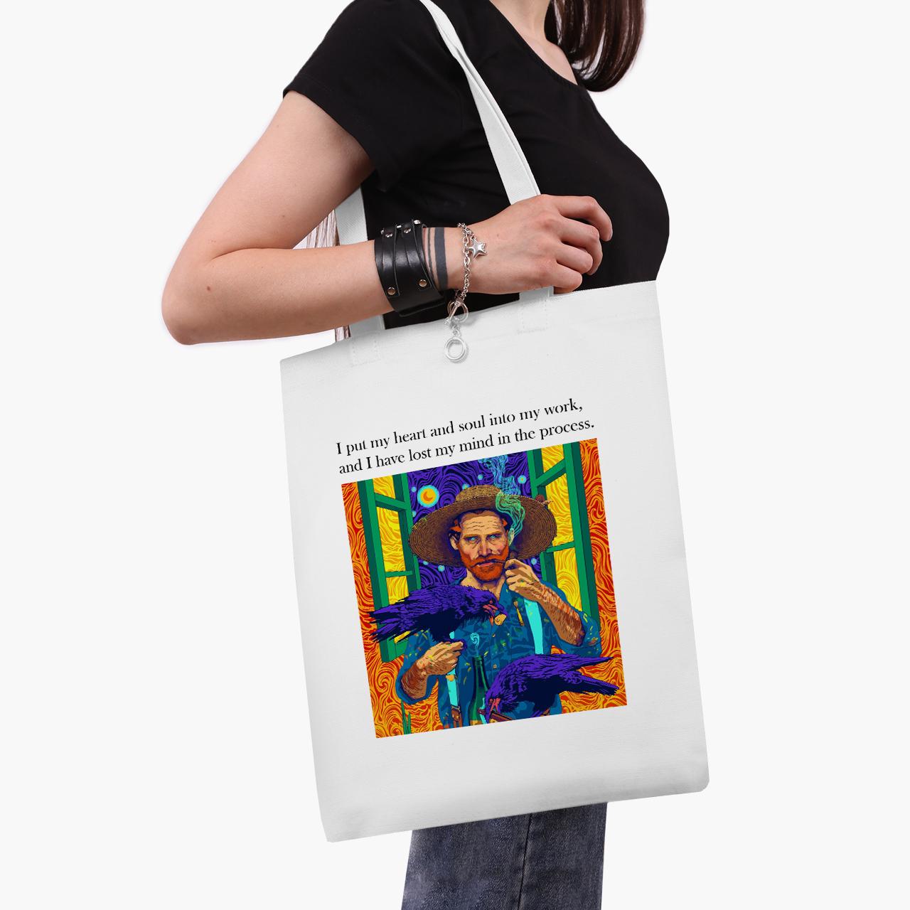 Эко сумка шоппер Vincent van Gogh 41x35 см Белый (9227-2961-WT1)