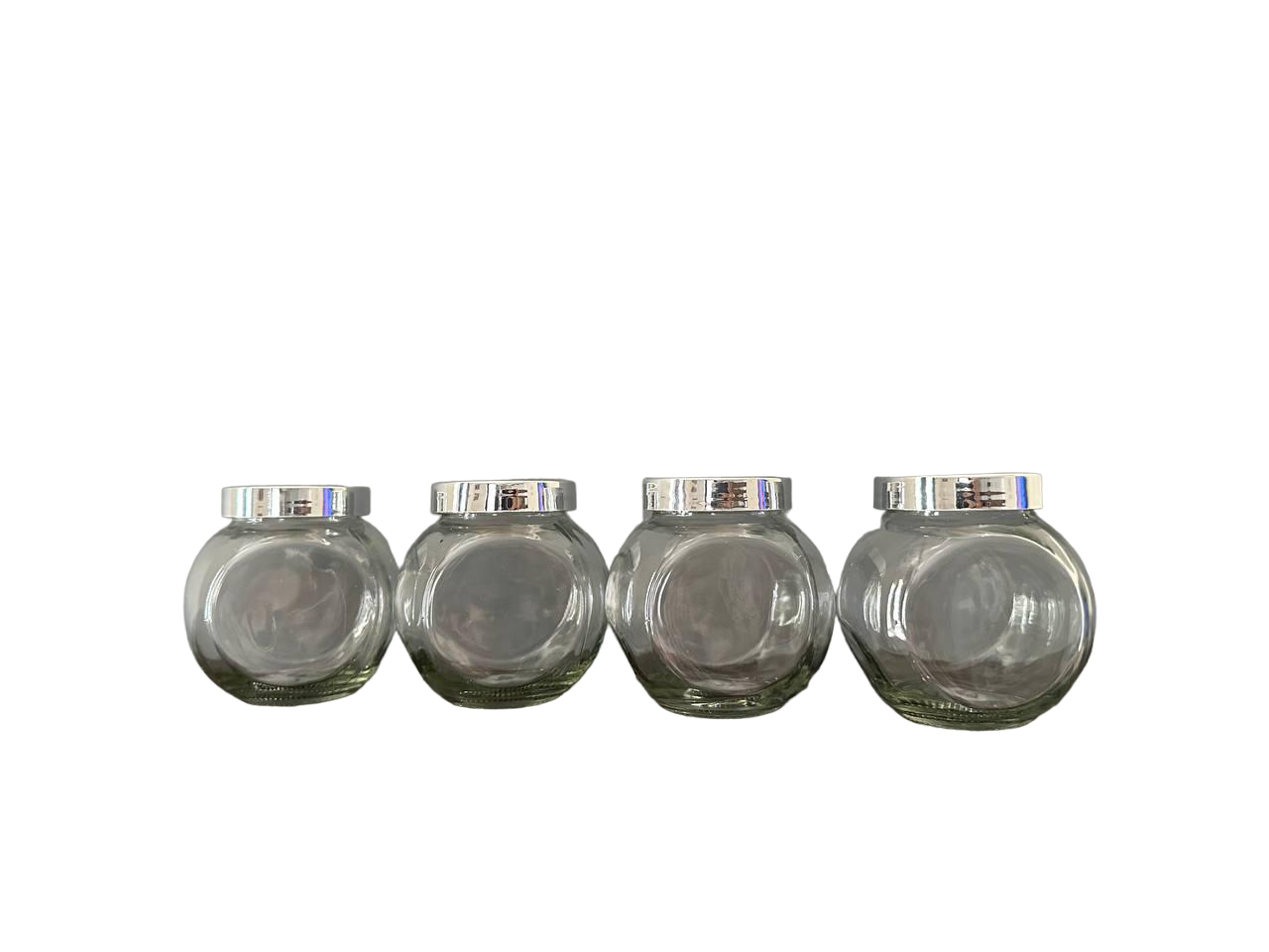 Набор емкостей для специй стеклянный 190 мл Прозрачный 4 шт. (10RNDR)