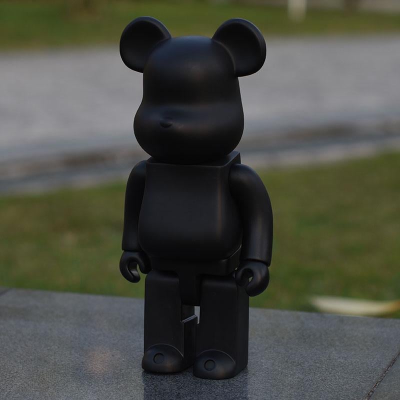 Статуетка RESTEQ Bearbrick 400% 28 см Чорний (VA-1355623976) - фото 2