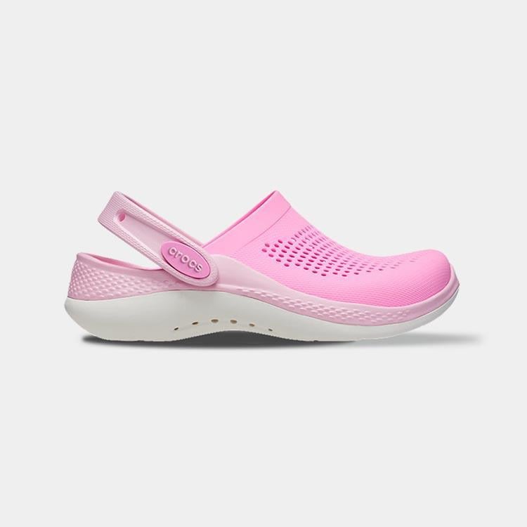 Сабо для дівчинки Crocs Kids LiteRide 360 ​​Clog Taffy Pink/Ballerina р. 38-39 J6 Рожевий (207021)