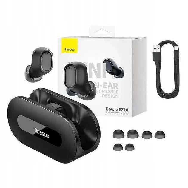 Наушники BASEUS Bowie EZ10 Black (2150793207) Наушники BASEUS Bowie EZ10 Black (2150793207)