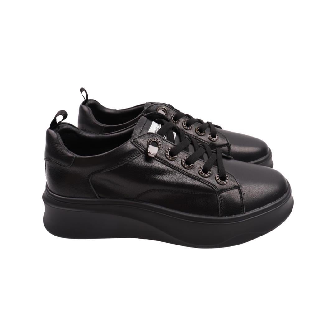 Кеди жіночі Li Fexpert зі шкіри Чорний (1026-22DTC 40)