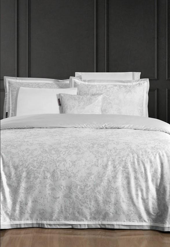 Постельное белье Sarev Laney gri 300ТС делюкс сатин евро