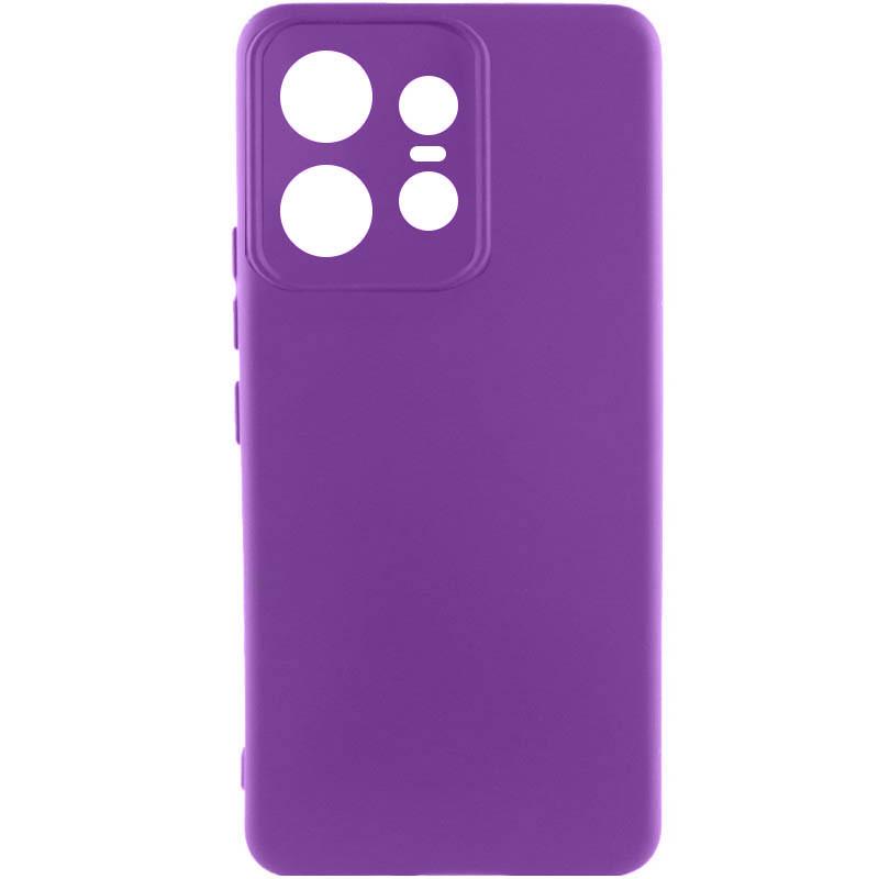 Противоударный Чехол Silicone Cover Lakshmi Full Camera (AA) для Motorola Edge 50 Pro  Фиолетовый/Purple)