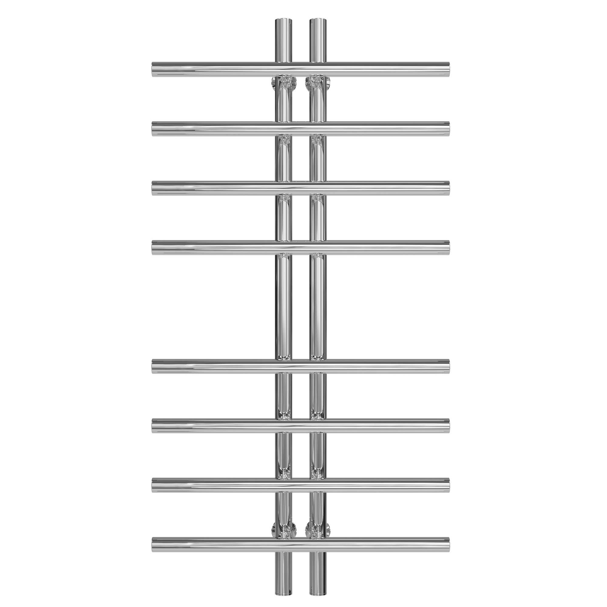 Полотенцесушитель водяной Deffi Gray П8 нижнее подключение нержавеющая сталь 60х1000 мм Хром (A.GY.100.6.8.CA)