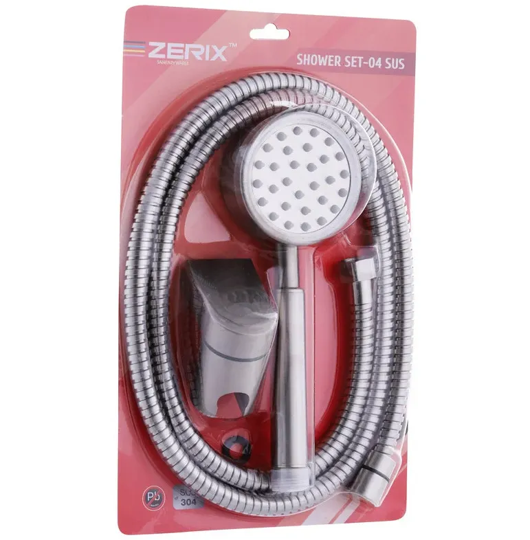 Душевой набор Zerix SHOWER SET-04 из нержавеющей стали 150 см (ZX3099) - фото 3