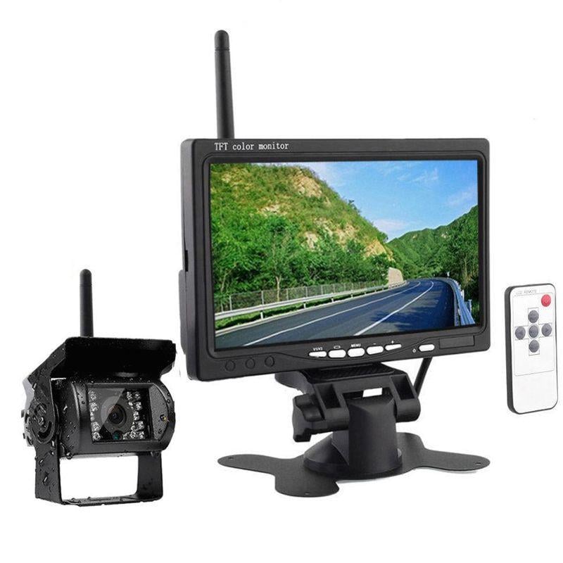 Камера заднього виду з монітором 7" Nectronix W701 kit бездротова для вантажівок/автобусів/мікроавтобусів (100792)