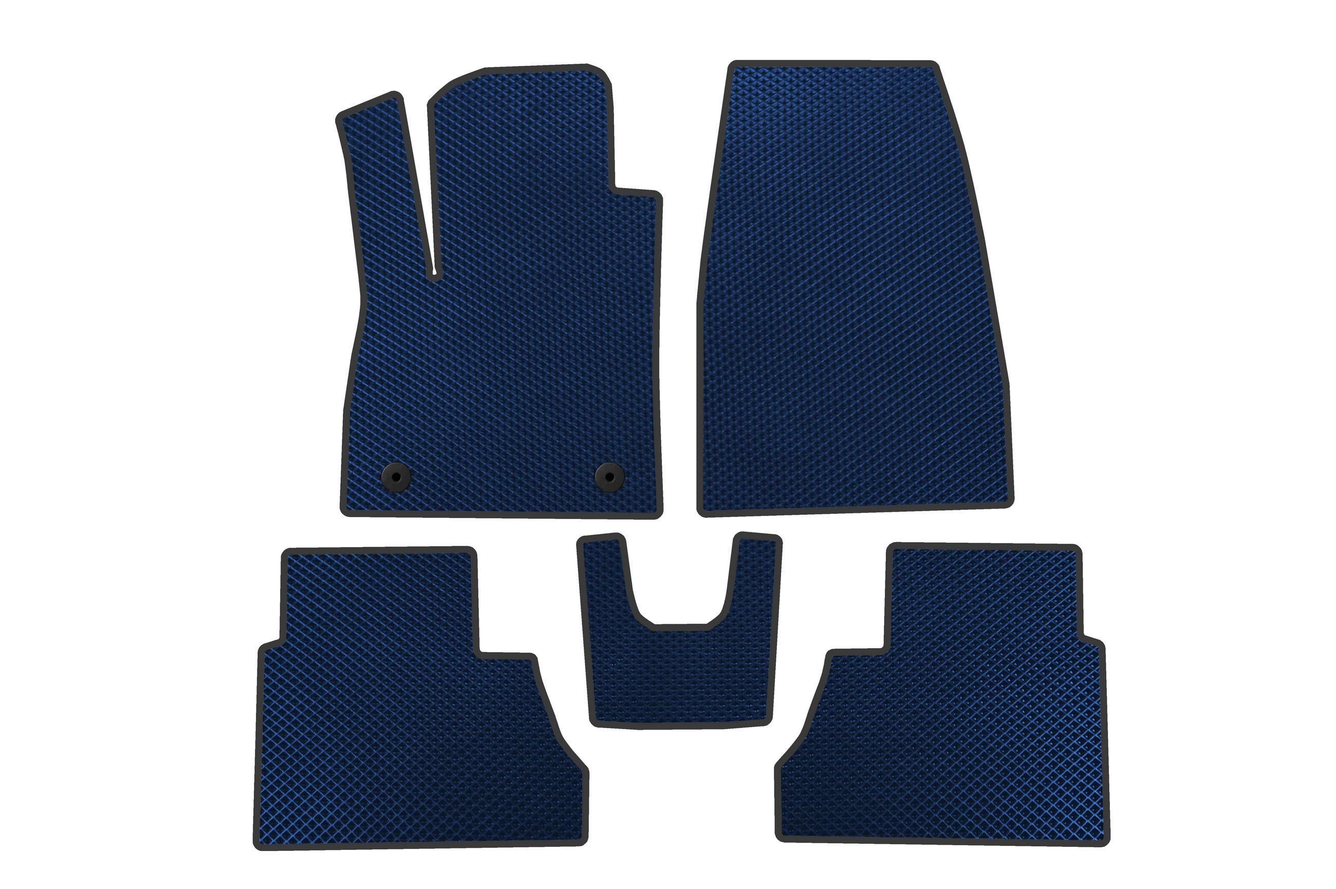 Коврики автомобильные Digital Designs EVA для Ford Courier 2023- гг. этилвинилацетат Синий (183793)