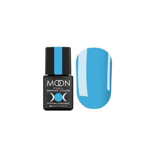 Гель-лак Moon Full Breeze Color 8 мл №421 Ярко-голубой эмаль