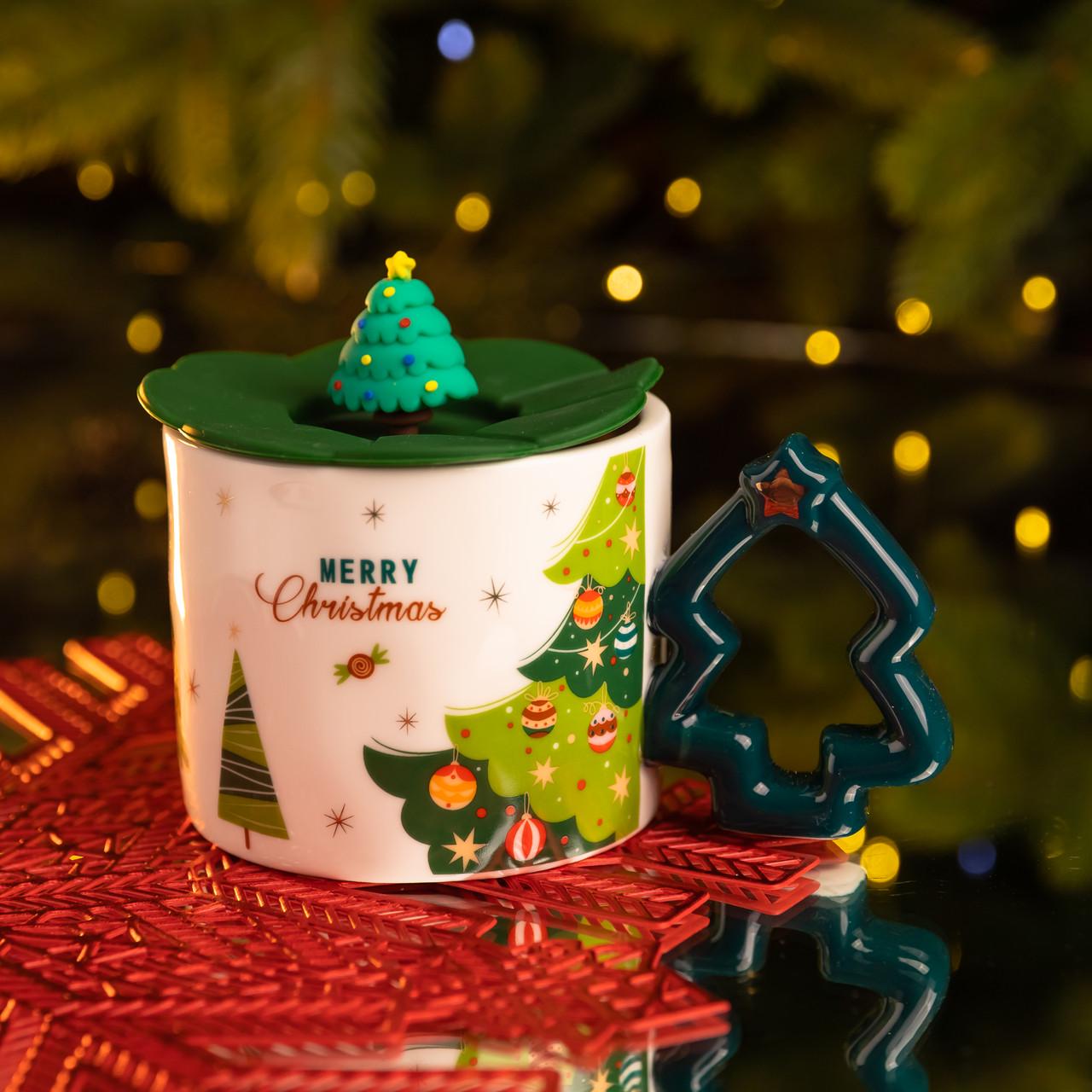 Чашка порцелянова Christmas Tree 400 мл (FM-CS-18GR)