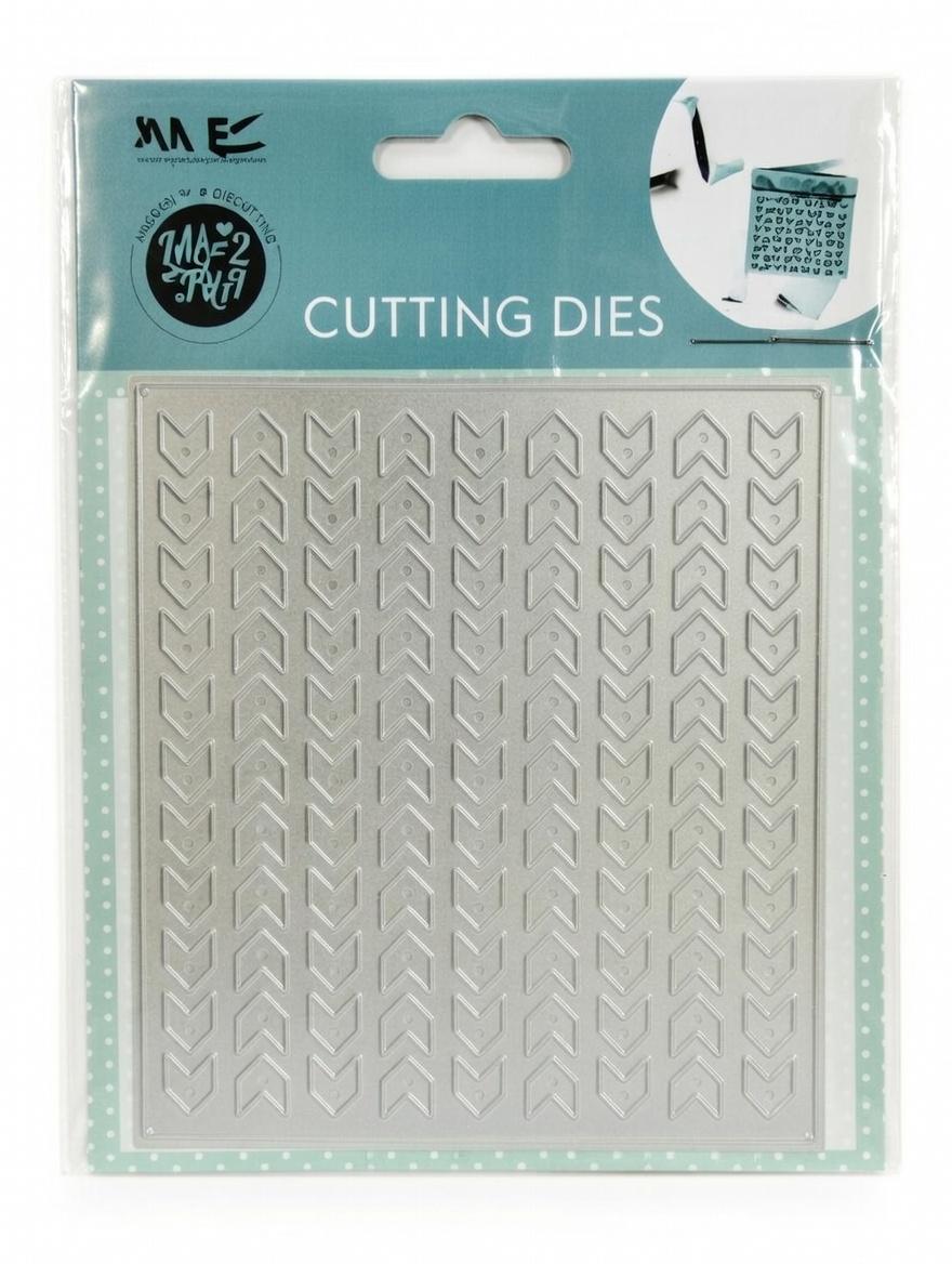 Набір ножів для вирубки Avec Love2Craft Chevron/Стрілки для скрапбукінгу (500108)