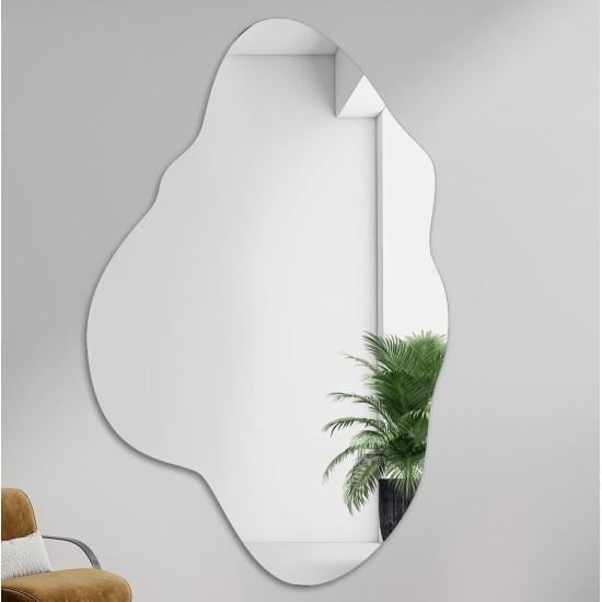 Дизайнерское зеркало неправильной органической формы Ulm 128x80 см