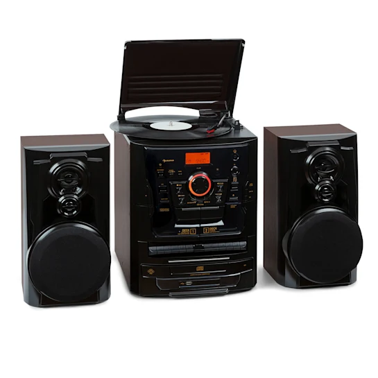 Виниловый проигрыватель Auna Franklin 388 DAB+/BT/AUX/USB (10040360)