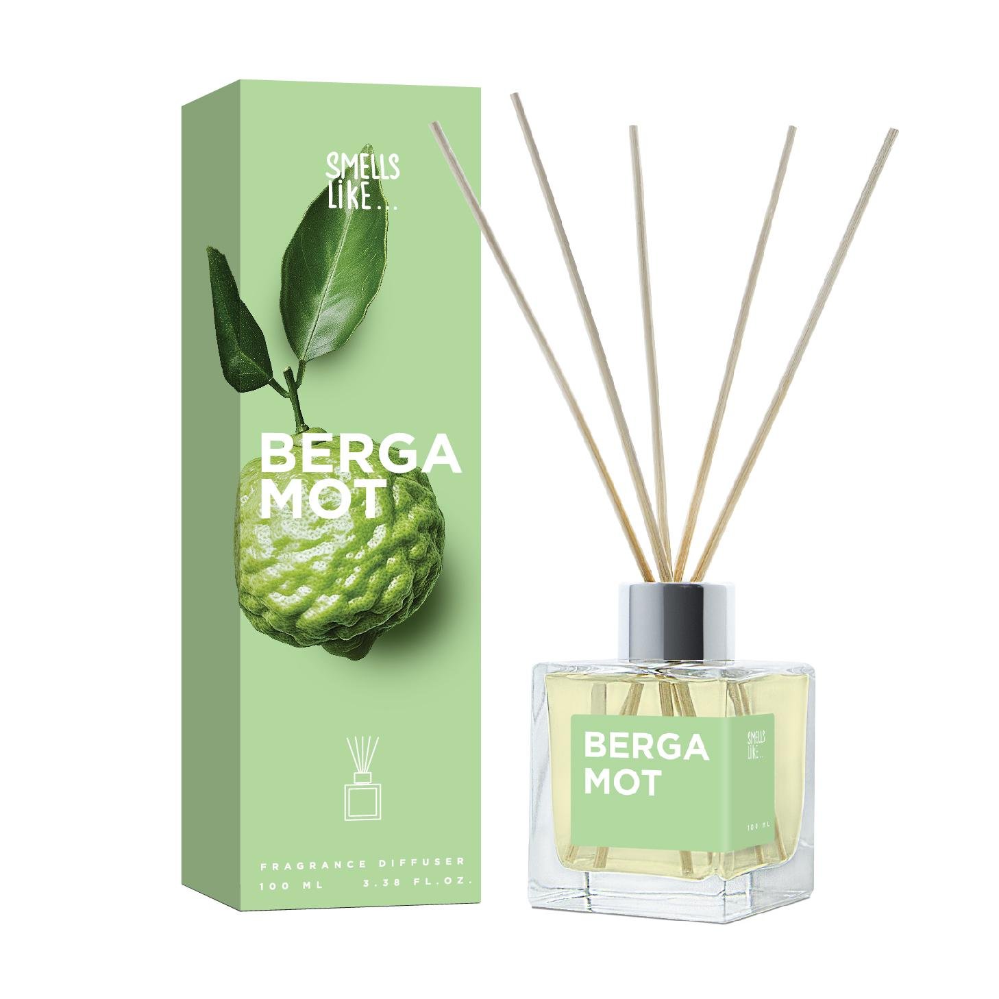 Аромадиффузор SMELLS LIKE Бергамот 100 мл (SL-B) Аромадиффузор SMELLS LIKE Бергамот 100 мл (SL-B)