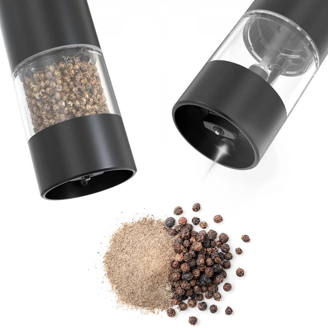 Электромльница для специй с подсветкой на батарейках (782379B) - фото 4