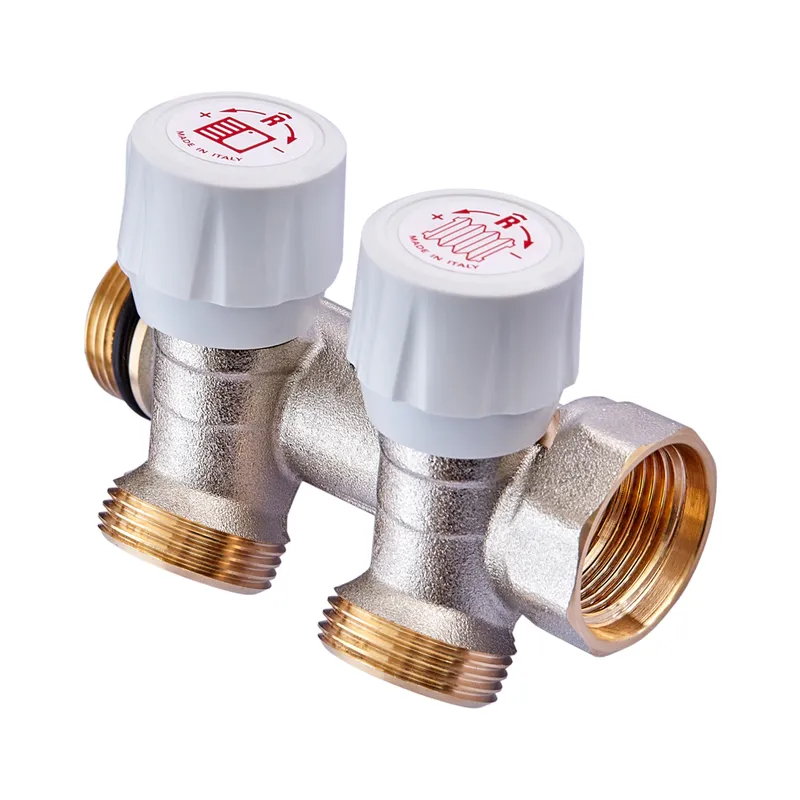 Коллектор с регулируемыми вентилями Roho R809-02 3/4"x3/4" EK (RO0249)