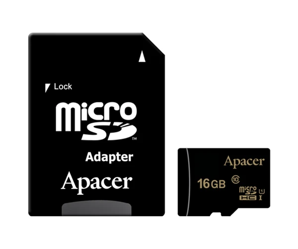 Карта памяти Apacer microSDXC Class10 UHS-1 80Mb/s/Adapter 128GB Black