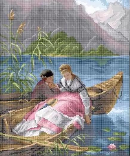 Схема для вышивки бисером Золотая Подкова Рандеву ЗПЛ-008 (2902)