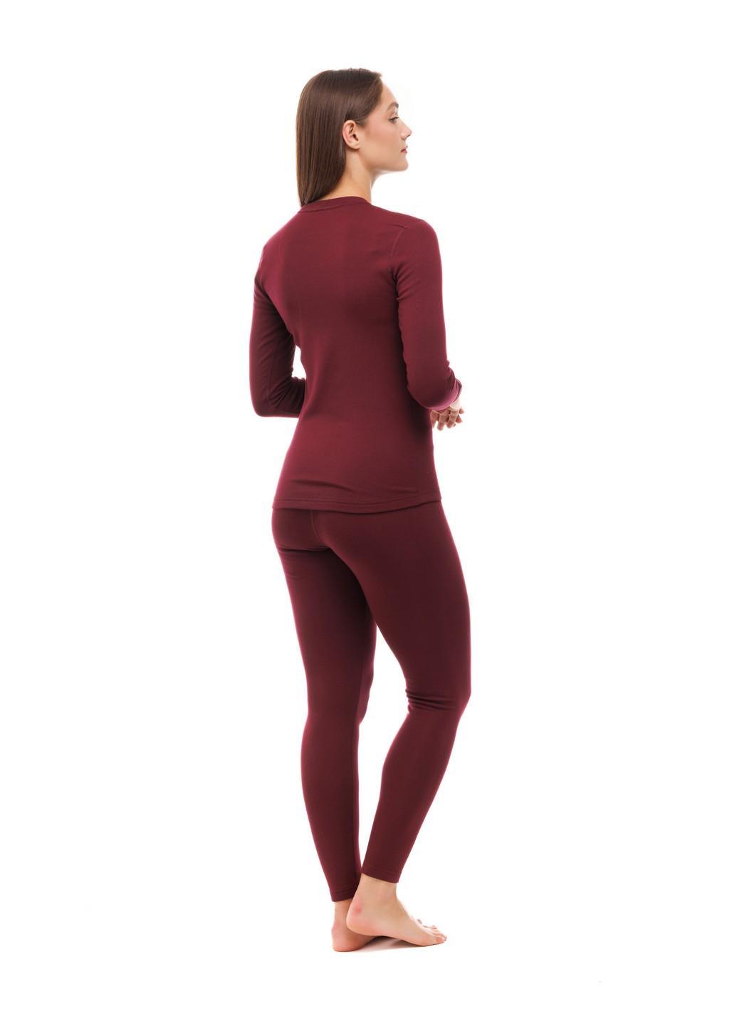 Комплект термобілизни Наталюкс L Бордовий (9826371437141) - фото 4