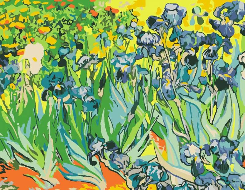 Картина по номерам Rosa Ирисы 35х45 см (Az-222252)