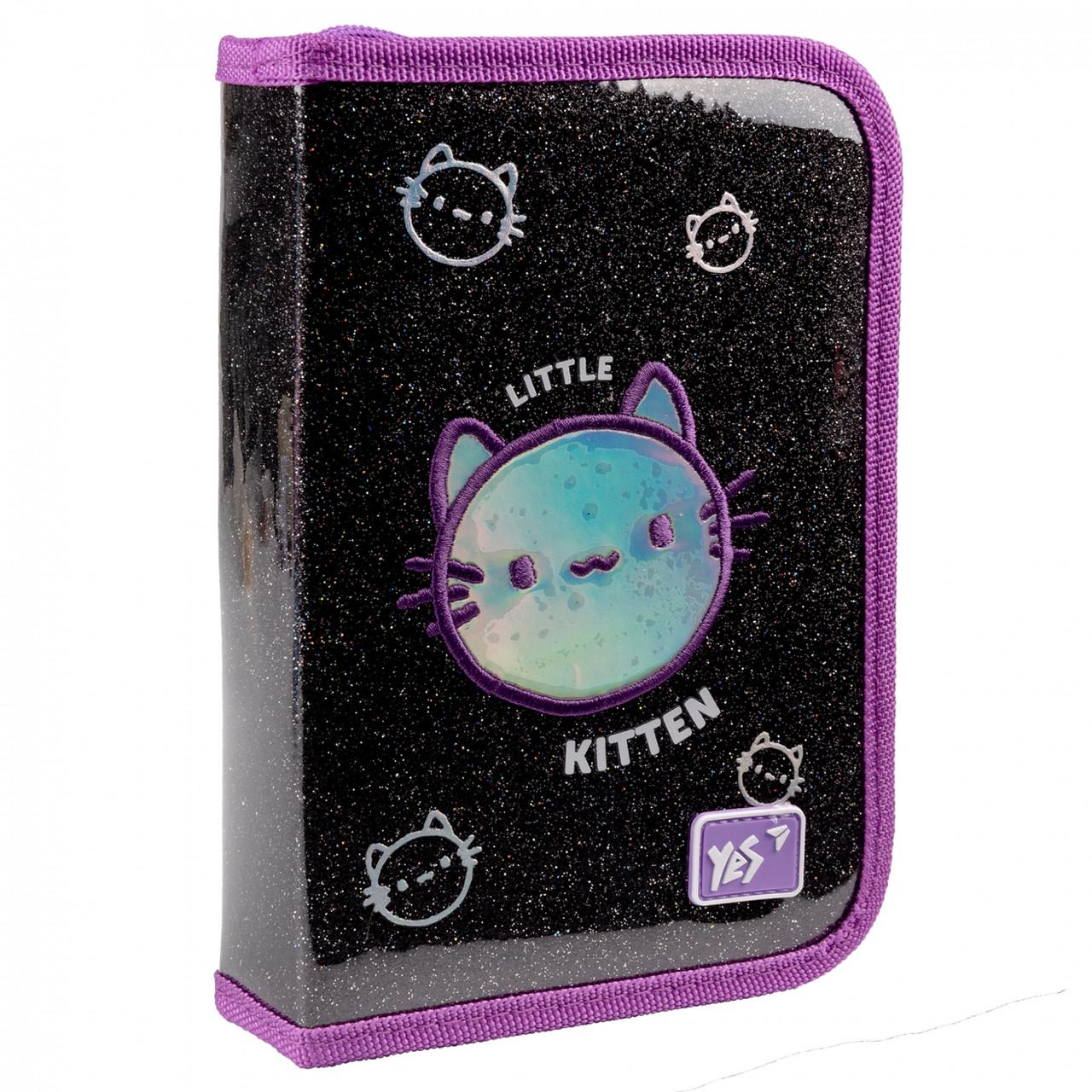 Пенал твердий YES Mysterious Cats HP-04 одинарний з двома клапанами (533583)