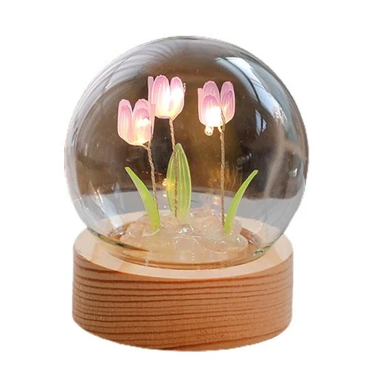 Ночник Тюльпан в стеклянной колбе (2479516916)