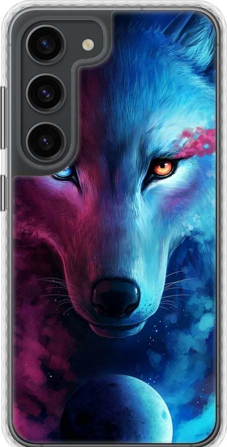 Чехол на Samsung Galaxy S23 Арт-волк (3999pc-2907-42517)