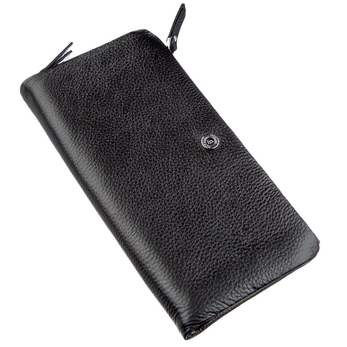 Кошелек женский Boston 18802 кожа Черный