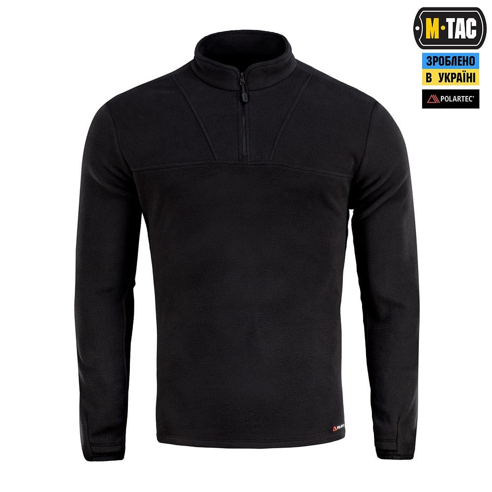 Кофта флісова M-Tac Delta Polartec L Чорний (5916866) - фото 3