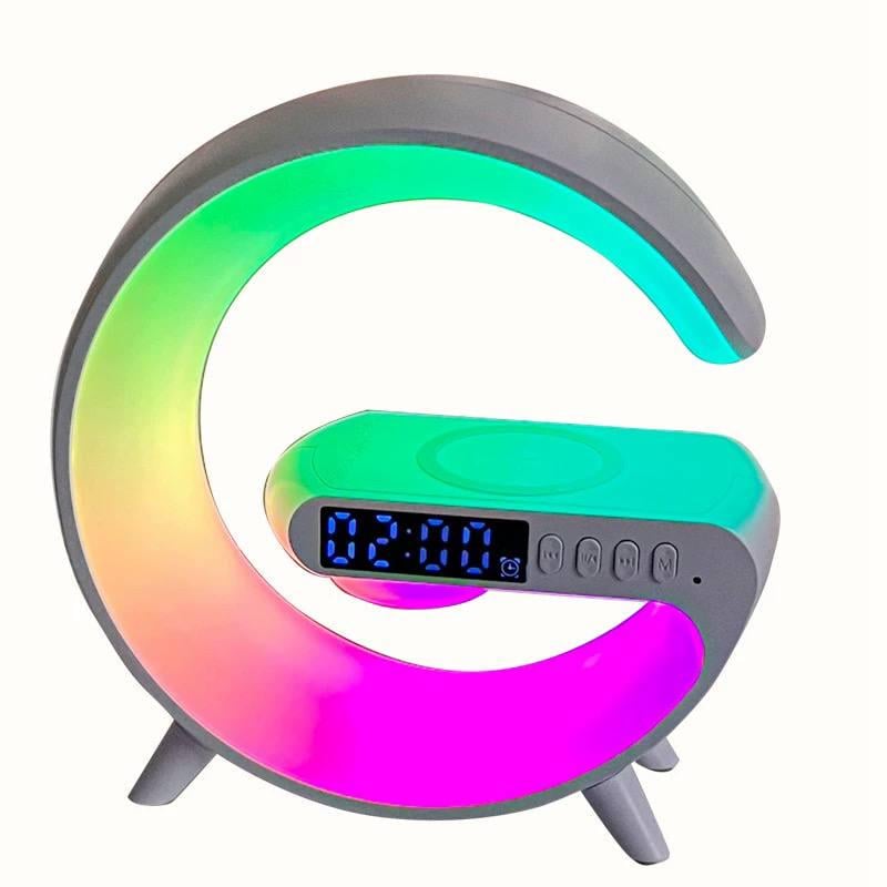 Настільна лампа смарт G63 RGB G-Smart Light з бездротовою зарядкою 10W та Bluetooth колонкою 15 см (1601001)