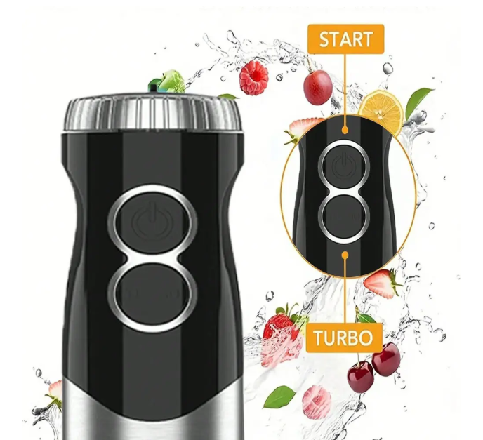 Блендер погружной SOKANY SK-02006 2 скорости Turbo нержавеющая сталь 800 Вт (2777349921) - фото 3 Блендер погружной SOKANY SK-02006 2 скорости Turbo нержавеющая сталь 800 Вт (2777349921) - фото 3