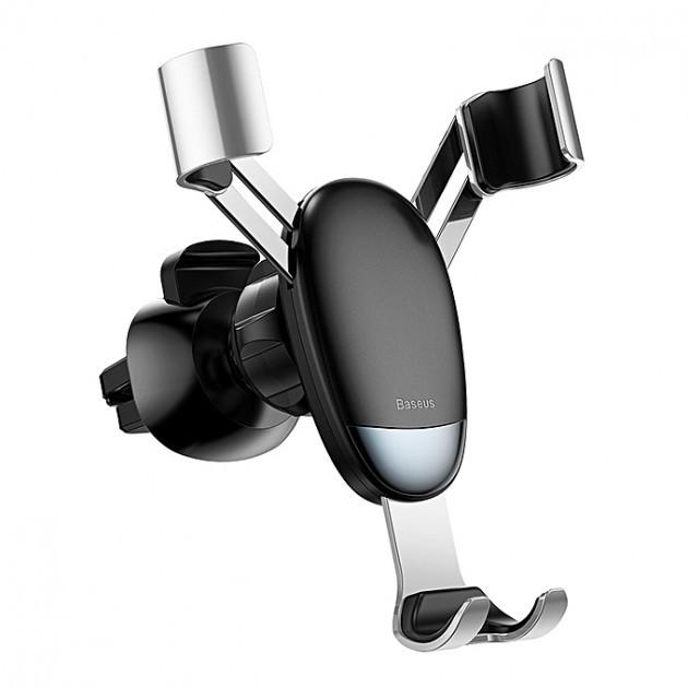 Автодержатель для телефона Baseus Mini Gravity Holder Silver (7157285)