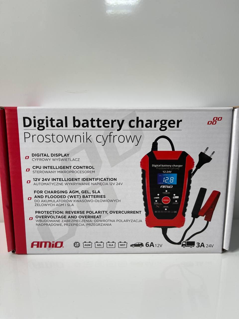 Зарядное устройство импульсное Amio DBC-02 12-24 V 6 А - фото 2 Зарядное устройство импульсное Amio DBC-02 12-24 V 6 А - фото 2