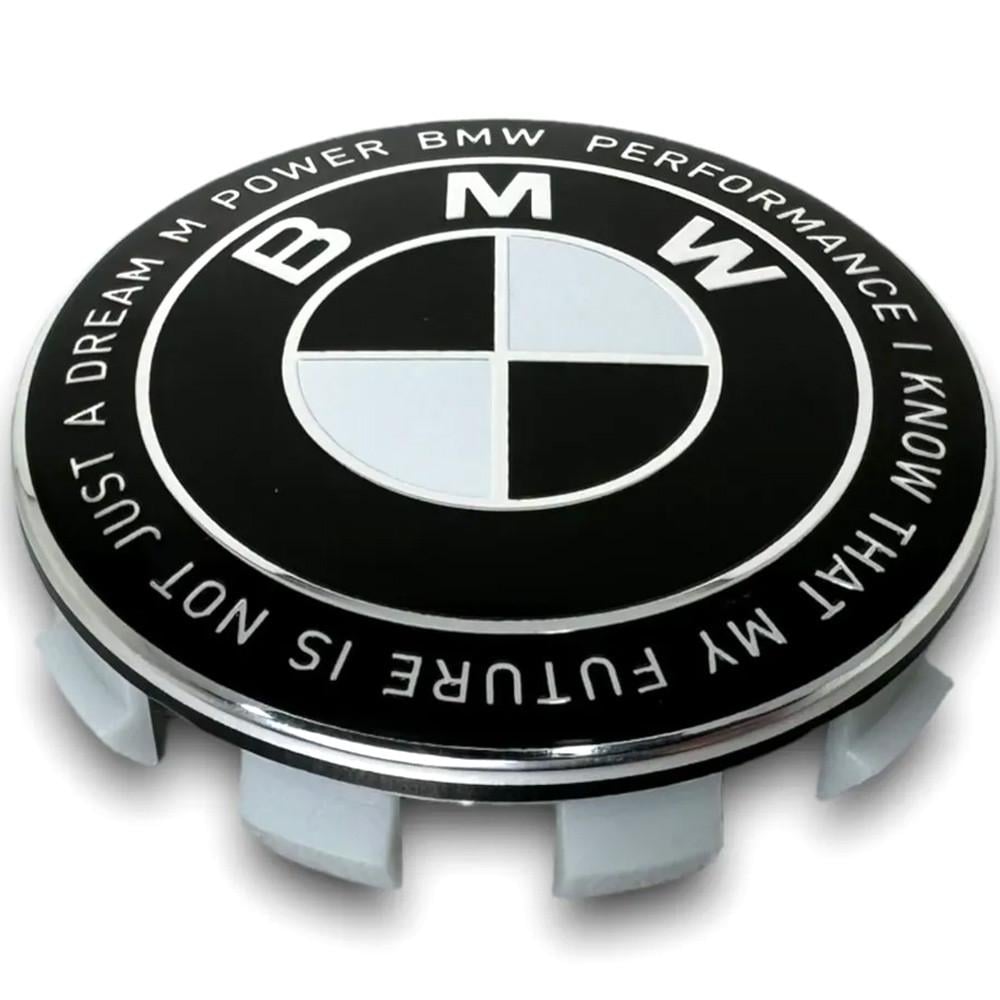 Заглушка ковпачка литих дисків для BMW Ювілейна 50 років 56 мм (15421793)